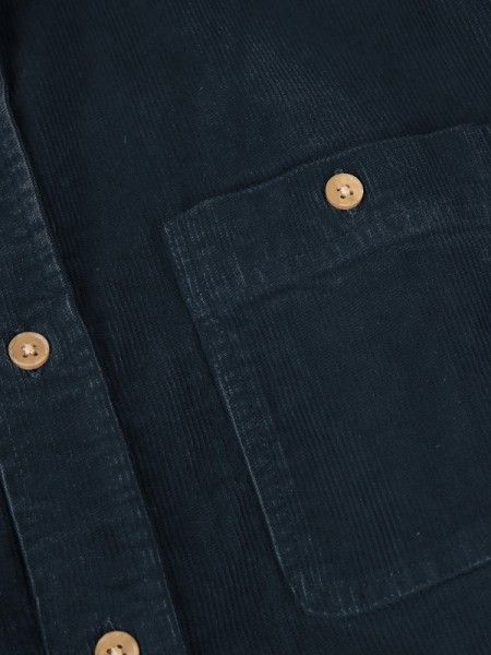 Chemise velours côtelé Marine ONCA