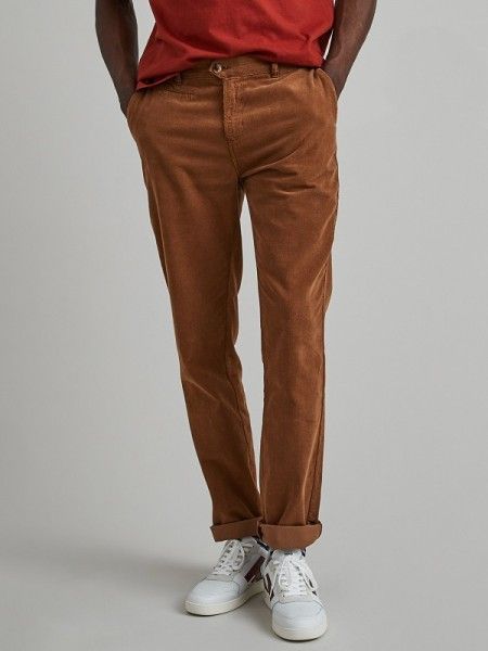 Pantalon velours côtelé Camel BRIX