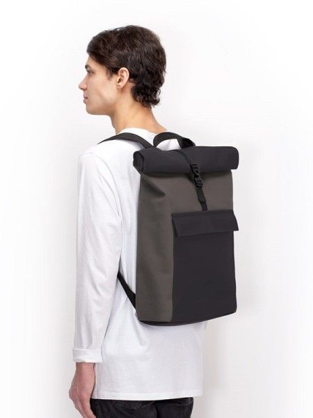 Sac à dos Noir Gris foncé - JASPER Médium