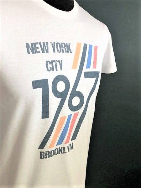 T-shirt Rétro NYC 1967- Blanc