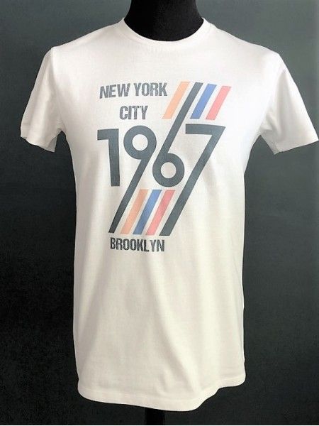 T-shirt Rétro NYC 1967- Blanc